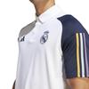 adidas Мужская белая футболка-поло Реал Мадрид IB0844