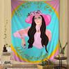 Movie The Love Witch Tapestry Anime Tapestry Hanging Tarot Hippie Wall Rugs Dorm Wall Hanging Sheets