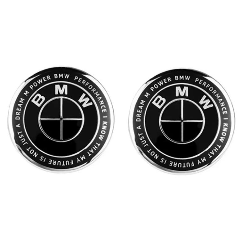 2pcs/set 82mm or 74mm for BMW X1 X3x30f34f36 car hood badge ABS badge accessories for car trunk.2 stuck feet