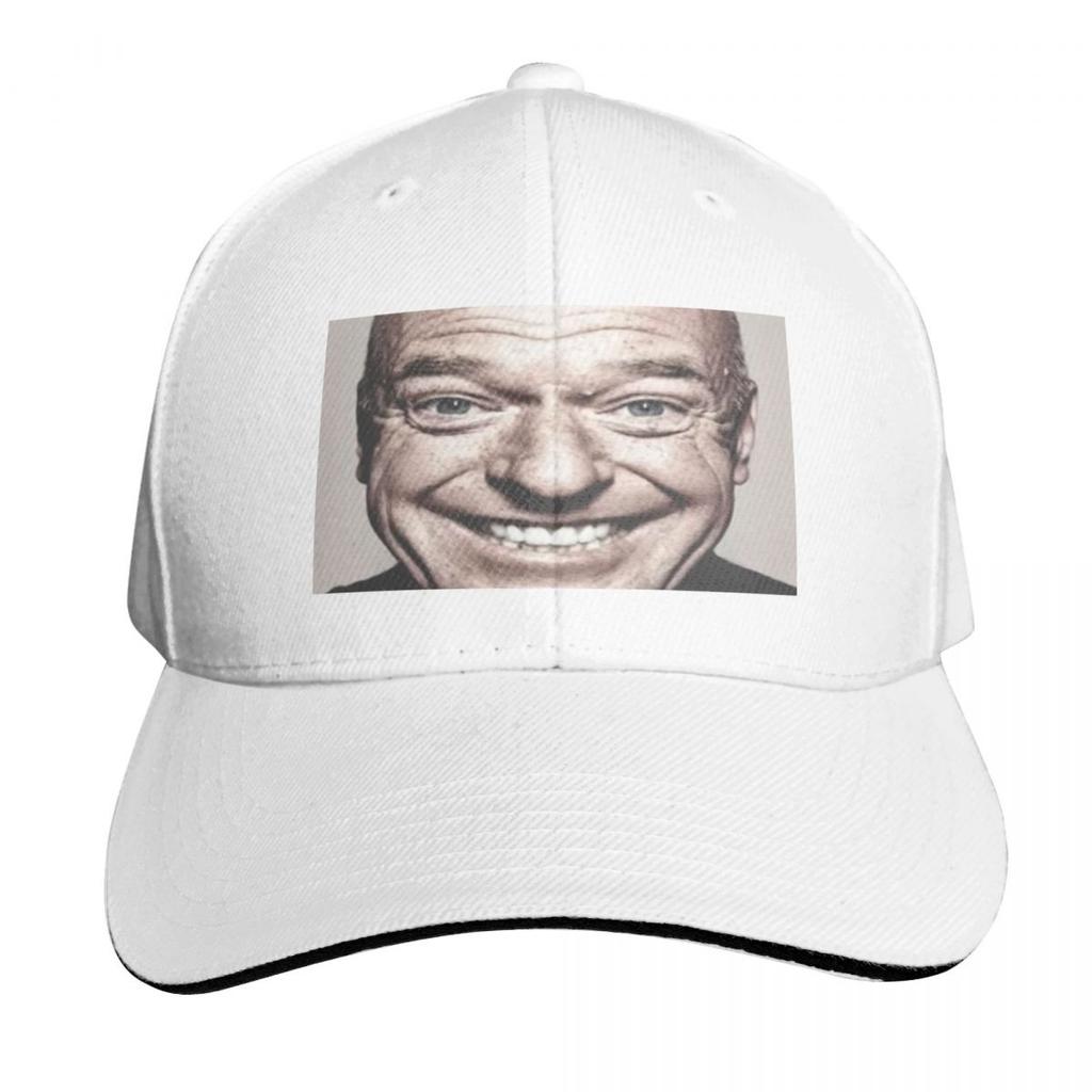 Stretched Hank Schrader Face Breaking Bad Meme Baseball Cap Snapback Flat Bill Strapback Dad Hat Six Panel Structured Crown