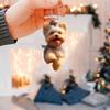 Yorkshire Terrier Dog Acrylic Pendant Hanging Decoration Cartoon Flat Animal Creative Pendant L J0Y9
