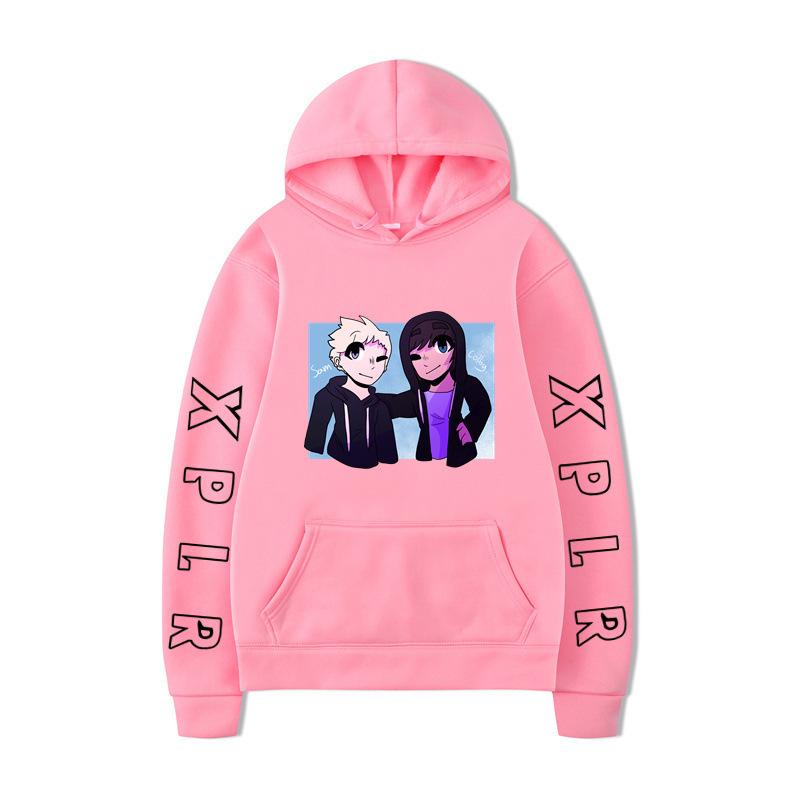 Sam And Colby2D Surrounding Fashion Casual Hooded Sweater