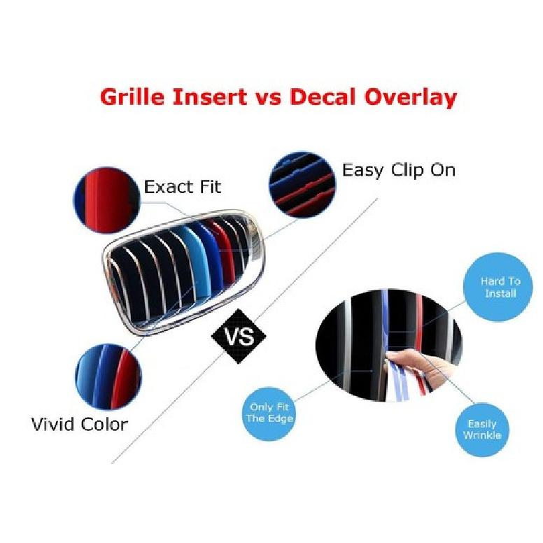 ///M-Colored Grille ert Trims For -up BMW G30/G31 5 Series w/8-Beam Grill