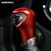 For BMW MINI R55 R56 R57 R58 R59 R60 R61 Real Carbon Fiber Gear Shift Knob Cover Decorative Car Interior Retrofit Accessories