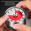 Visual Timer Multifunctional Retro Round Mechanical Visual Timer for Kitchen Study Work Hair Dyeing Fitness