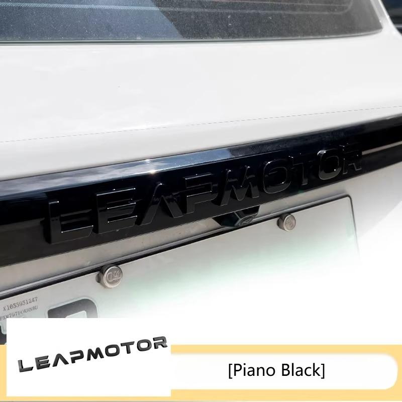 Для Leapmotor T03 Наклейка-эмблема с буквами на багажник, разноцветная, матово-черная, логотип автомобиля