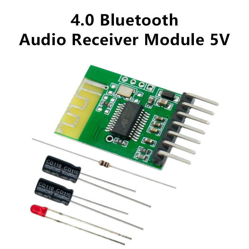 Модуль беспроводного аудиоприемника Bluetooth 1.1, Стереовыход, Питание 1,7 В со светодиодным индикатором, DIY-комплект для колонки/платы декодера