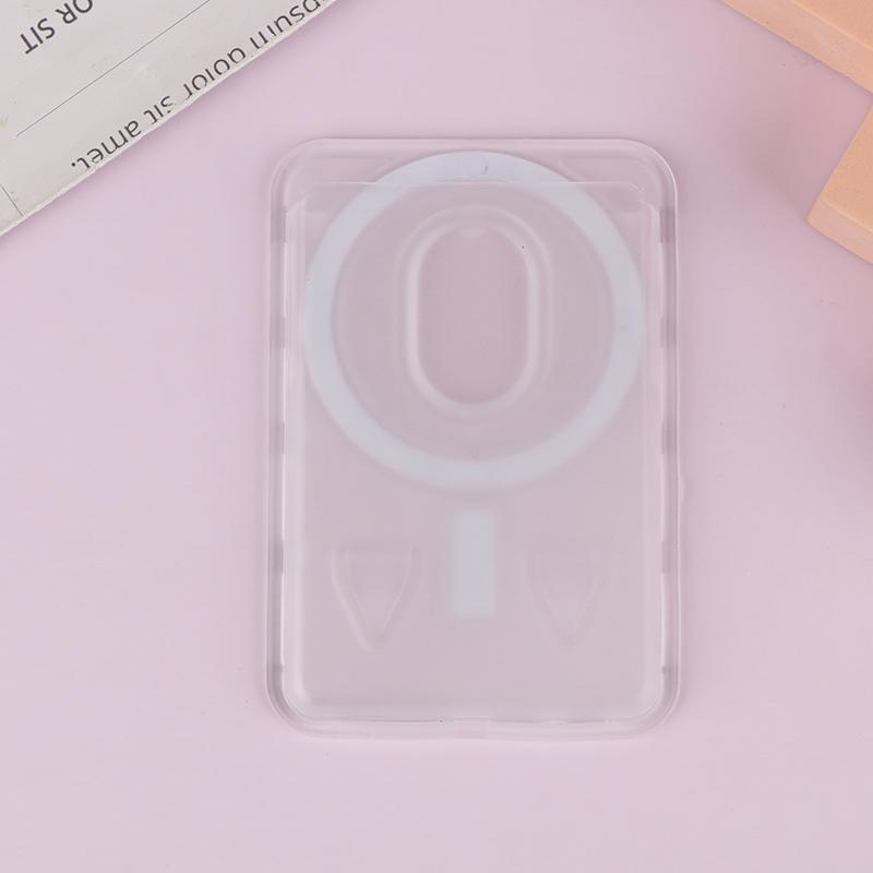 Для Magsafe Кошелек-картхолдер с ремешком Прозрачный магнитный чехол-кошелек Аксессуары Magsafe Магнитные картхолдеры