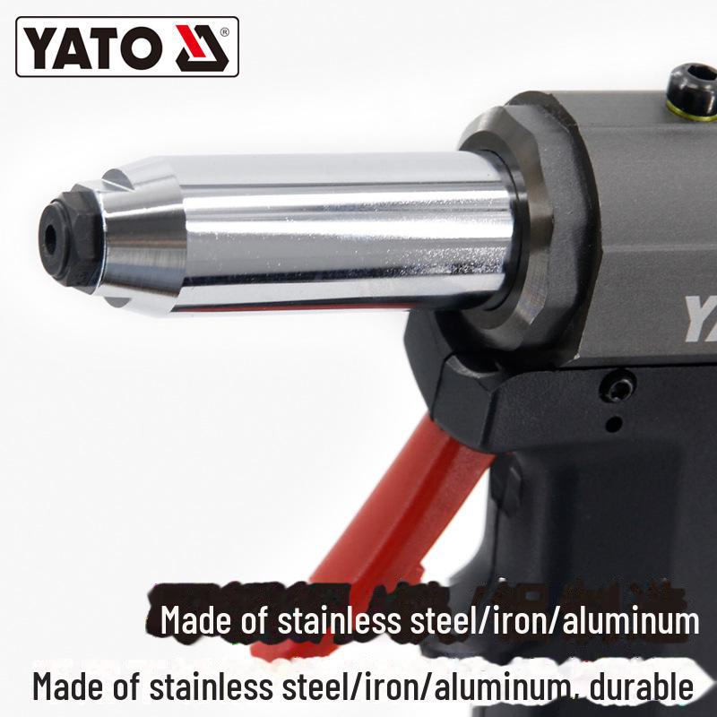 Пневматический заклепочник YATO и инструмент для вытяжной клепки