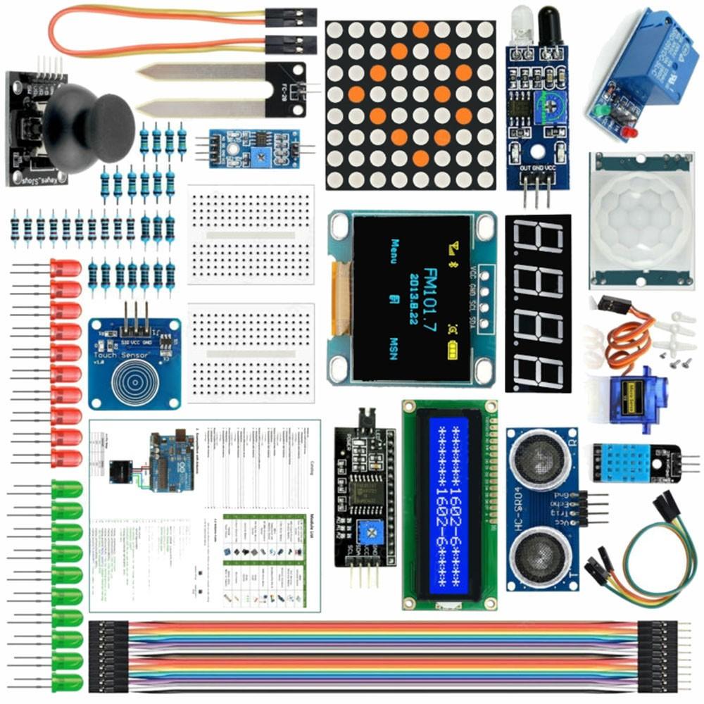 Модуль реле канала для набора Arduino Резистор Датчик HC-SR04