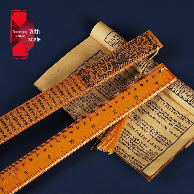 Бамбуковая указка учителя и утолщенная линейка для домашнего использования