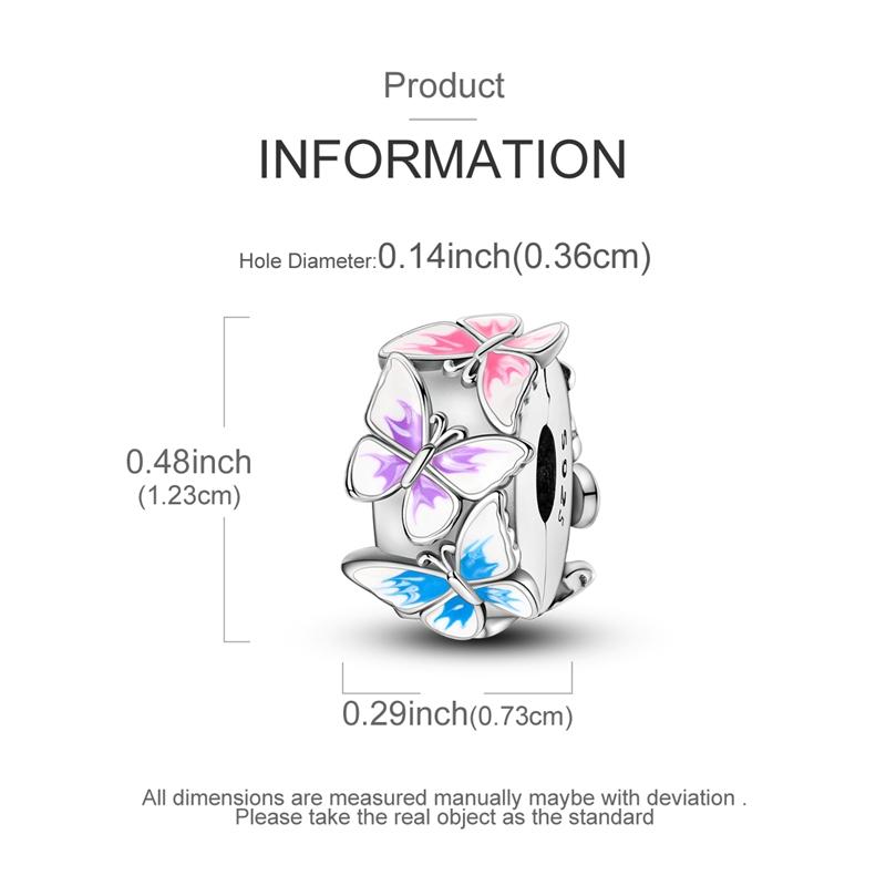 Оригинальные Шармы Бусины Медные Клипсы Шармы Циркон Силиконовые Разделительные Бусины Подходят для Оригинального Браслета DIY Шарм Женские Украшения