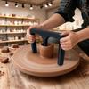 Pottery Ball Opener Reusable Pottery Art Tool Trident Pottery Base Bottom Guide Clay Shaping Tool for Ceramic Enthusiasts