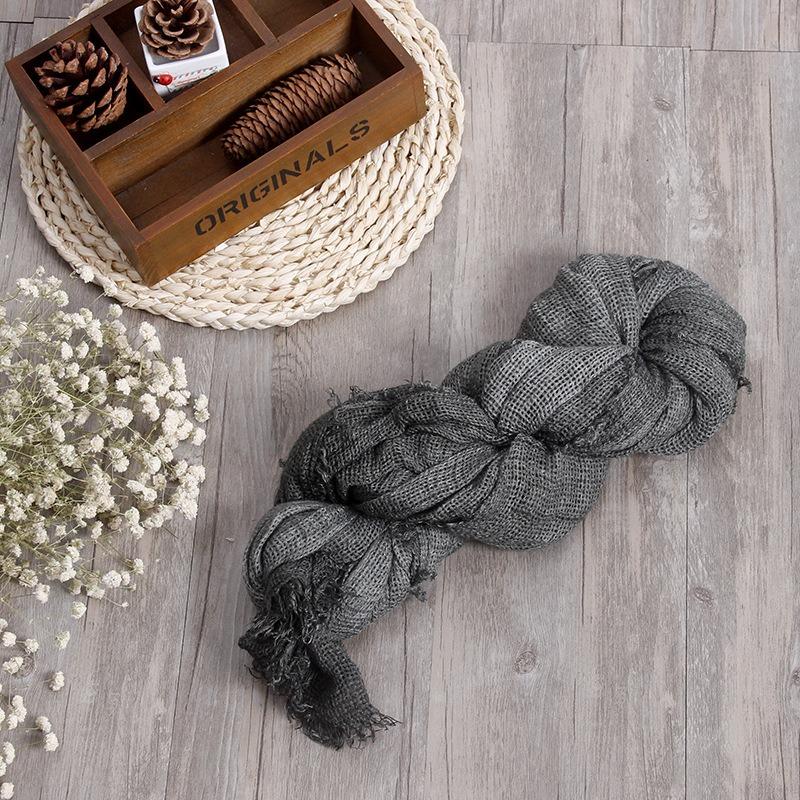 New Autumn and Winter Styles Cotton and Linen Scarves for Women,Artistic Weaving Ethnic Style Scarf Shaw Wrap