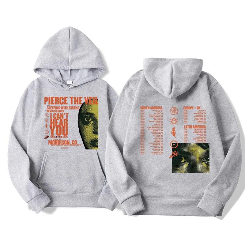 Pierce The Veil Принтованные Худи Унисекс Модные Графические Толстовки с Длинным Рукавом Мужские/Женские Удобные Худи Топы