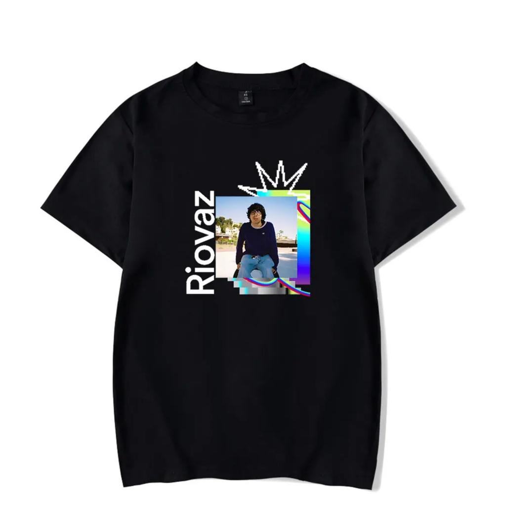 Riovaz Tshirt Crewneck Short Sleeve unisex T-Shirt Men Women Streetwear Printing Casual Fashion Hip Hop Clothes