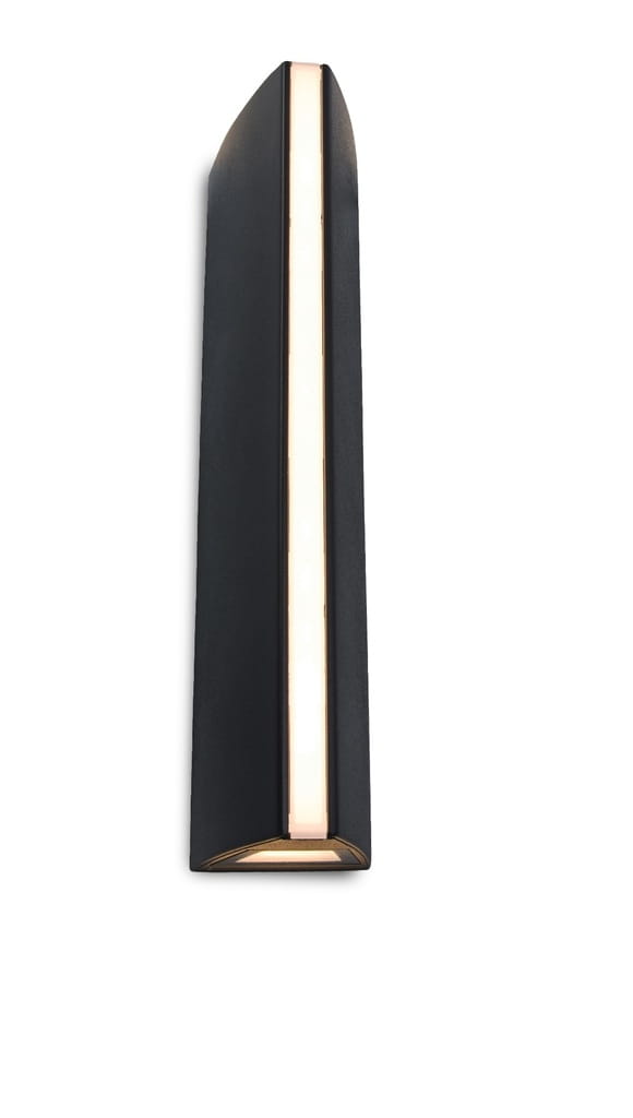 Leo czarny led 14w ip54 3000k kinkiet zewnętrzny lutec 5192701330