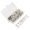 60Pcs Copper Lug Connector Ring Tinned Electrical Wire Terminals Assortment Kit SC6?SC25