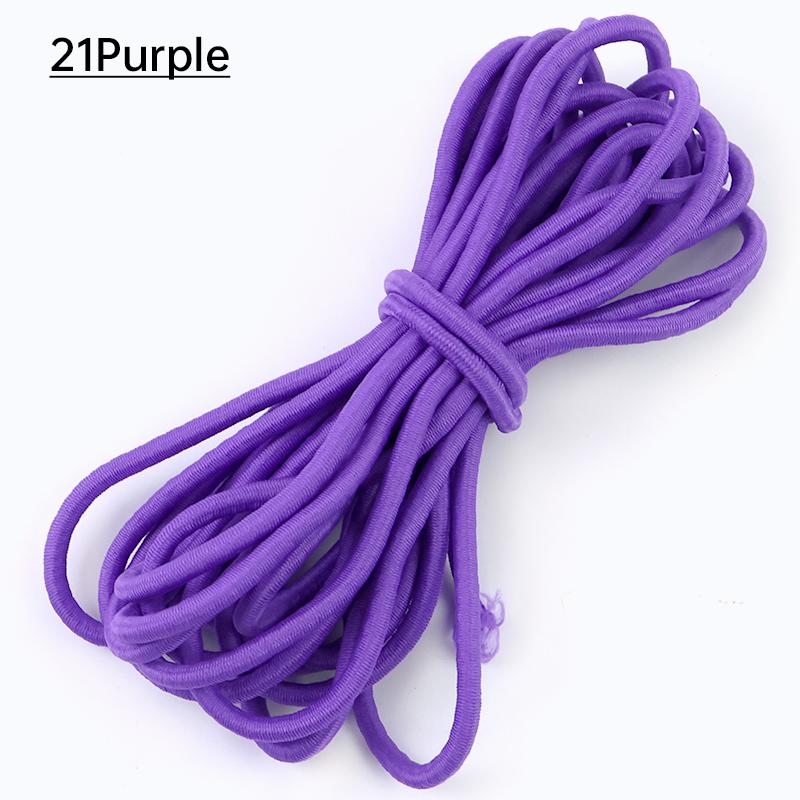 2/5/10 метров Meetee 5 мм Эластичные веревки для пояса Цветная резинка Одежда Сумки Растягивающийся шнур Швейные аксессуары для одежды