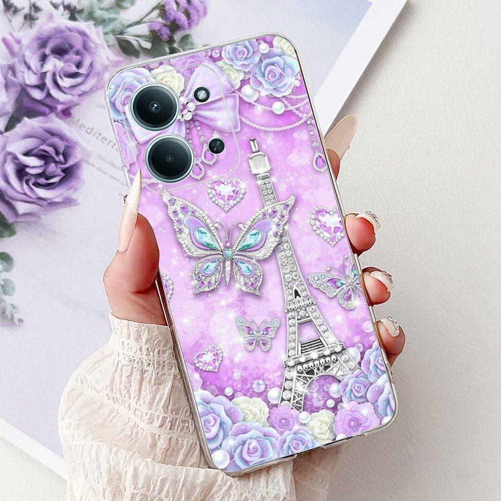 For Xiaomi Poco C85 4G Cover For Redmi 15C 4G Case Cute Cartoon Luxury Cool Boy Girls Fashion Butterfly Bumper Casing 25078RA3EA