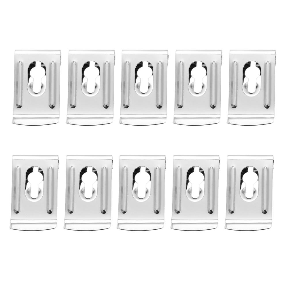 10pcs Metal Holster 34mm Sheath Clips Black/Silver Spring Buckles fit Tape Measure Handbag Wallet Belt DIY Handcraft Accessories