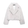 Trendy Women's Thick Lambswool Fur Winter Coat
