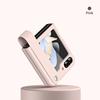Кожаный чехол-книжка для Samsung Galaxy Z Flip 8 4 5 6 7 5G Flip7 Flip5 Flip6 С держателем-ремешком на руку Защита Ударопрочный Модный чехол