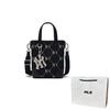 New MLB Artificial Leather Shoulder Bag, Crossbody Bag, Handbag Clutch, Student Backpack Unisex Black 3ACRS054N-50BKS