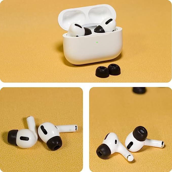 3 пары насадок из пены с эффектом памяти в коробке для наушников Airpods Pro и Airpods Pro 2-го поколения, аксессуары, сменные насадки (С, М, Л)