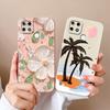 Чехол для Realme C21 C21Y Чехол для Realme C25 C25S C25Y Задняя крышка Мультяшный Мягкий Жидкий Силикон Полная Защита Ударопрочный Корпус Телефона