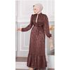 Stoney Jacquard Hijab Evening Dress