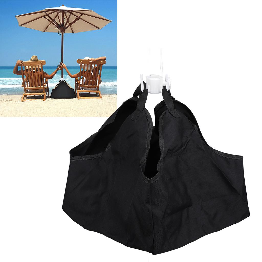 Пляжный зонт, сумка-утяжелитель, регулируемый воротник с крючком, ткань Оксфорд 600D, 4-сторонний зонт от солнца, песочный цвет