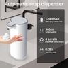 360 мл Световой дисплей 4 режима Регулируемый Пена/Гель IPX5 Водонепроницаемый Индукционный Инфракрасный Электрический Автоматический Умный Сенсорный Диспенсер для Мыла