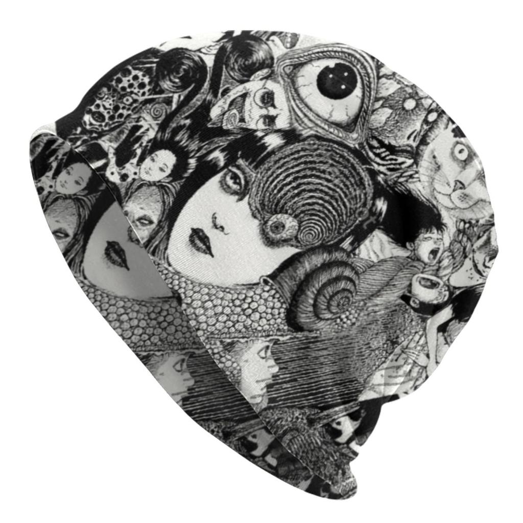 Японская манга Horor Tomie Junji Ito Skullies Шапочки Шапки Унисекс Зимняя теплая вязаная шапка Хип-хоп Капот Шапки Уличная лыжная шапка