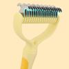 Professional Pet Grooming Brush Detangling Comb For Cats And Dogs Stainless Steel Teeth Deshedding Tool Gentle Hair Remover For Shedding Control