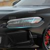 Для Honda Civic Type R 2024 2 шт. Автомобильная прозрачная или дымчато-черная защитная пленка для фар Наклейка из ТПУ