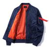 Spring and Autumn Large Men's Sports Casual Stand Neck Jacket Pilot Coat Men's Loose Baseball Top