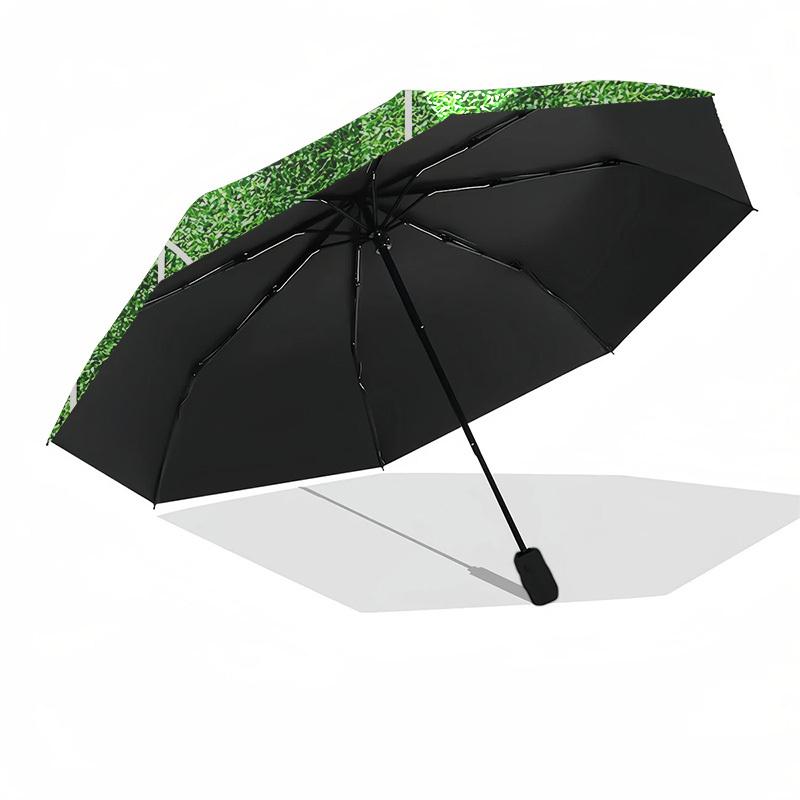 Soccer Field Automatic Folding Umbrella Compact 8 rib Design, Unique Style, Suitable for Everyday Outdoor Use, Perfect Gift for Friends and
