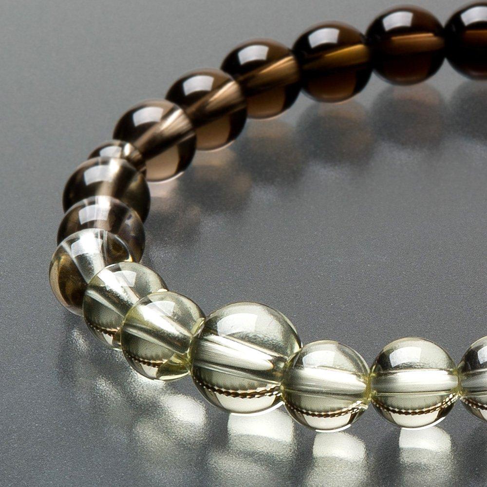 Buddhist Altar Shop Takita Shoten Specially Selected Bracelet Prayer Beads Natural Stone Bracelet Brown Quartz Gradation 7mm Ball Prayer Bead Prayer