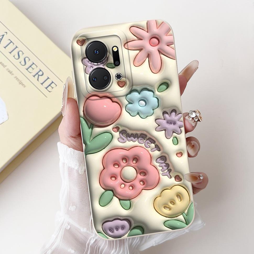 Роскошный painted чехол для Honor X7a 4G Case 2023 Силиконовый мягкий Fundas Чехол для телефона для Honor X7A X 7a HonorX7a Coque Capa