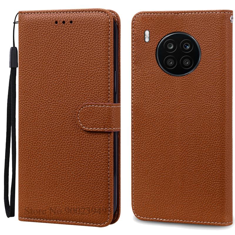 Чехол для Honor 50 Lite NTN-L22 NTN-LX1 NTN-LX3 кожаный чехол-книжка с откидной крышкой для Huawei Honor 50 Lite чехол для телефона Fundas