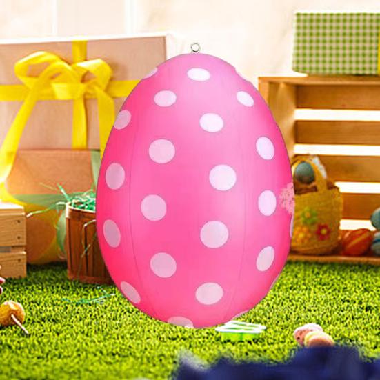 Пасхальное яйцо прочное яркое цветное пасхальное надувное яйцо украшение для двора и сада