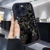 Черная винтажная лестница на Хэллоуин Чехол для iPhone 15/16/17 Pro Max