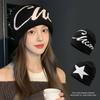 Personalized Jacquard Knitted Hat Hip Hop Letter Knit Cap  Outdoor