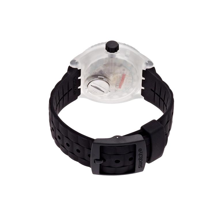 Swatch Унисекс 44-миллиметровые черные часы SUUK400 SUUK400