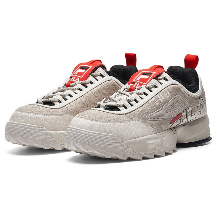 Fila Fusion Кроссовки Lifestyle Disruptor из синтетической кожи на шнуровке, низкие, мужские, серебристые T12M943702FWS