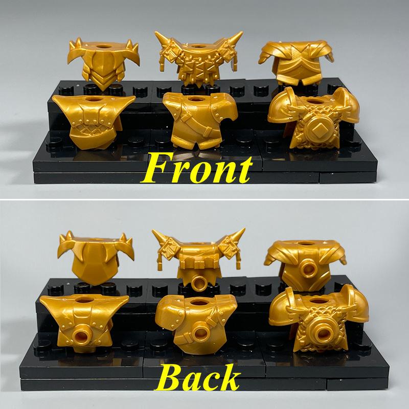 MOC Кубики Средневековые Рыцари Рим Оружие Золотой Меч Щит Копье Алебарда Шлем Фигурка Образовательный Строительный Блок Подарки