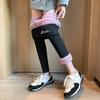 Women's High-Waisted Thermal Leggings with Tight-Fitting Striped Design Casual or Stylish Outfits, High Waisted Leggings