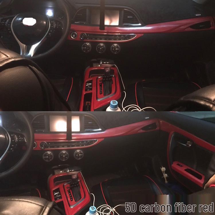 Carbon Fiber Interior Stickers for GAC Trumpchi GA6 Center Console & Gear Shift