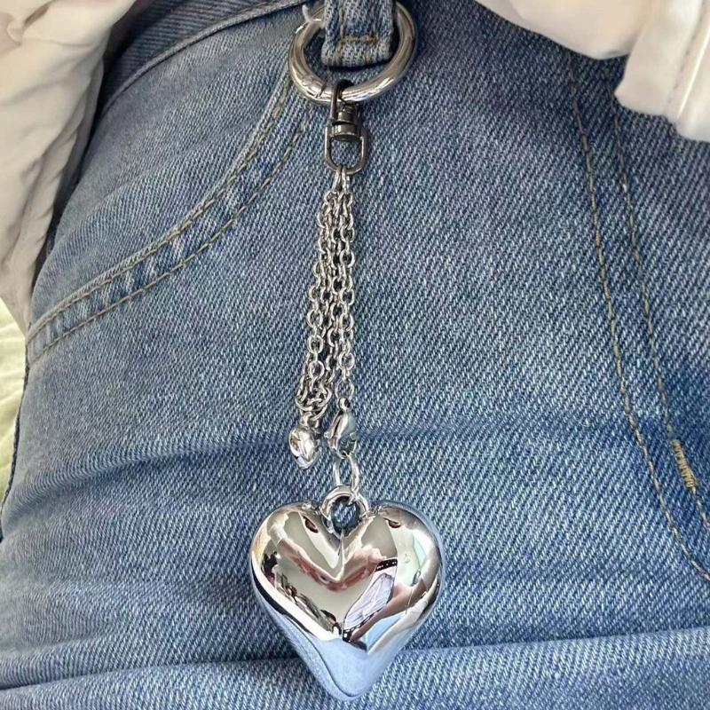 Брелок Сердце Кольца для Ключей Сплав Материал Брелок Держатель Ключей Идеально для Женщин